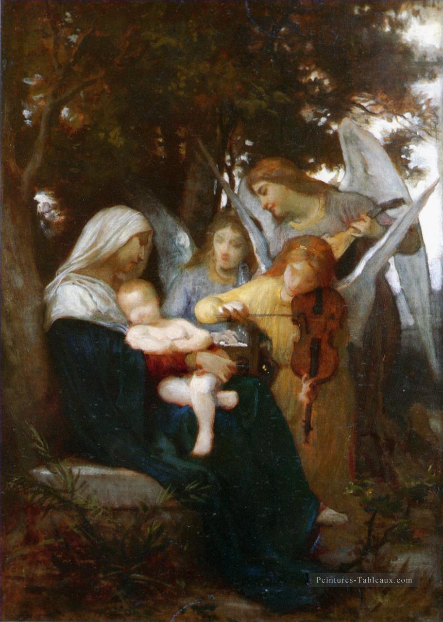 Étude pour Vierge aux anges réalisme William Adolphe Bouguereau Peintures à l'huile